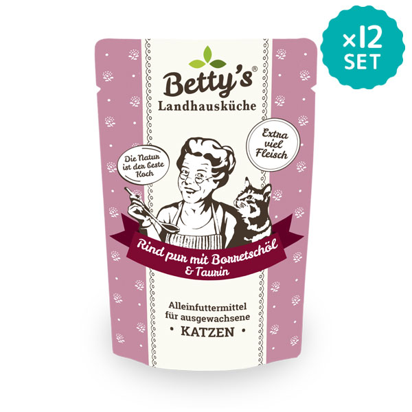 牛肉のブイヨン煮込み 100g for Cat【12袋セット】 (ベティおばあちゃんのキャットフード)