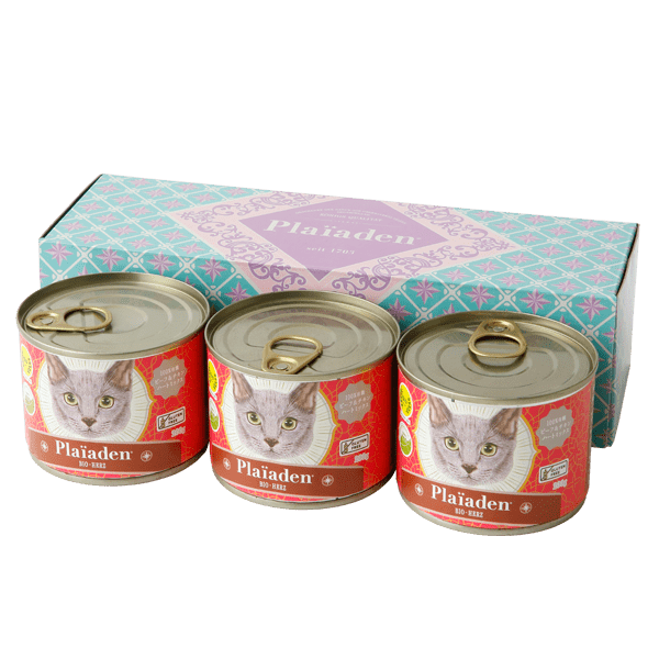 100%有機 ギフトボックス3缶 for Cat ALLビーフ＆チキン